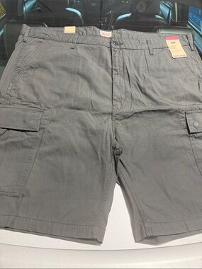 Levi's Men's Cargo Shorts in Dark Gray